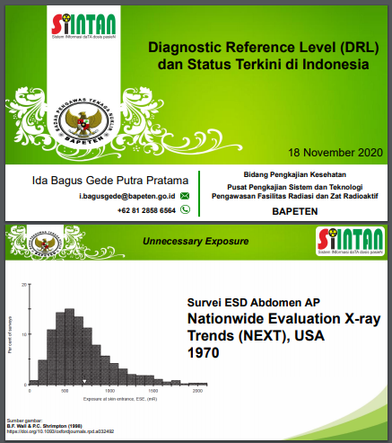 Diagnostic Reference Level (DRL) dan Status Terkini di Indonesia