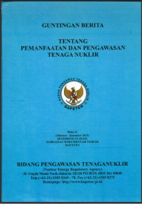 Guntingan Berita Ketenaganukliran Buku.II: Periode Oktober s.d Desember 2013