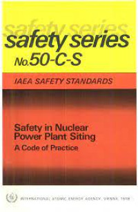 Code on the Safety of Nuclear Power Plants: Siting, Safety Standards