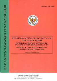 Kajian Tentang Konvensi Internasional Terkait IBN, TA 2012