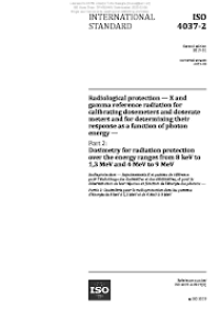 Neutron Reference Radiations for the Calibrating Neutron–Measuring Devices Used for Radiation Protection Purposes and for Determining Their Response as a Function of Neutron Energy