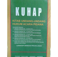 KUHAP: Kitab UU Hukum Acara Pidana