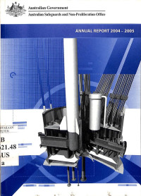 Australian Safeguards and Non-proliferation Office: Annual Report 2004-2005