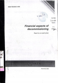 Financial Aspects of Decommissioning