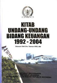 Kitab Undang-Undang Bidang Keuangan 1992 - 2004