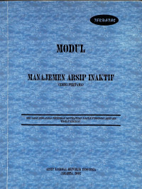 Manajemen Arsip Inaktif (Edisi Pertama)