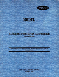 Manajemen Persuratan dan Formulir (Edisi Pertama)