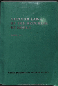 Nuclear Laws of the Republik of Korea, 2008. 12