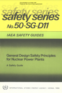 General Design Safety Principles for Nuclear Power Plants, A Safety Guide