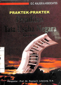 Praktek-Praktek Peradilan Tata Usaha Negara, Buku Ketiga