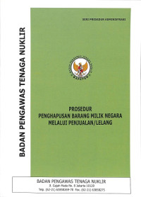 Prosedur Penghapusan Barang Milik Negara Melalui Penjualan/Lelang