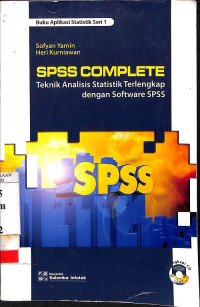 SPSS Complete: Teknik Analisis Statistik Terlengkap dengan Software SPSS + CD (D0443-D0445)
