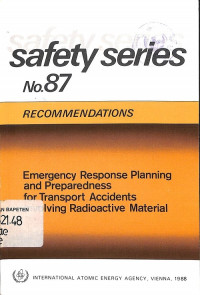 Emergency Response Planning and Preparedness for Transport Accidents Involving Radioactive Material, Recommendations