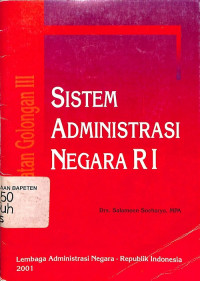 Sistem Administrasi Negara RI