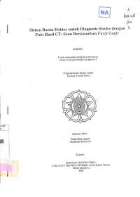 Sistem Bantu Dokter Untuk Diagnosis Stroke Dengan Foto Hasil CT-Scan Berdasarkan Fuzzy Logic