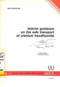 Interim Guidance on the Safe Transport of Uranium Hexafluoride