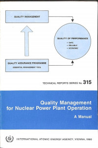 Quality Management for Nuclear Power Plant Operation, A Manual