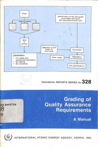 Grading of Quality Assurance Requirements, A Manual