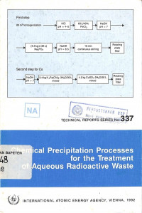 Chemical Precipitation Processes for the Treatment of Aqueous Radioactive Waste