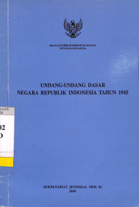 Undang-Undang Dasar Negara RI Tahun 1945