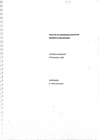 Analysis of Indonesian Radiation Worker's Dose Records 2019