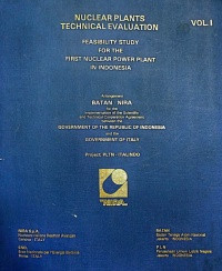 Nuclear Plants Technical Evaluation Vol.1 | Feasibility Study For the First Power Plants in Indonesia