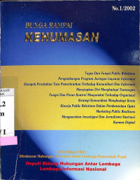 Bunga Rampai Kehumasan, No. 1/2002