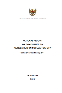 Pengkajian Tentang Batasan dan Kondisi Operasi Reaktor Penelitian, TA. 2011