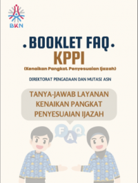 Image of Buku Saku FAQ Kenaikan Pangkat Penyesuaian Ijazah