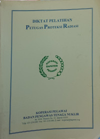 Diktat Pelatihan Petugas Proteksi Radiasi