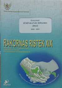 Evaluasi Kesepakatan Bersama (MOU) 2000-2004