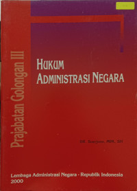 Image of Hukum Administrasi Negara (Modul Diklat)