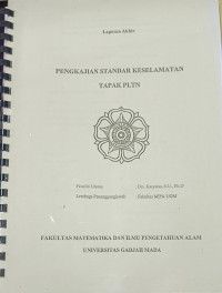 Laporan Akhir Pengkajian Sandar Keselamatan Tapak PLTN