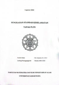 Image of Laporan Akhir Pengkajian Standar Keselamatan Tapak PLTN