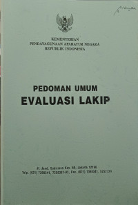 Pedoman Umum Evaluasi LAKIP