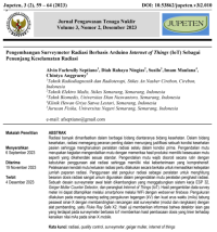 Pengembangan Surveymeter Radiasi Berbasis Arduino Internet of Things (IoT) Sebagai Penunjang Keselamatan Radiasi | JUPETEN 2023