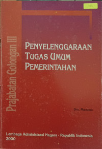 Image of Penyelenggaraan Tugas Umum Pemerintahan | Non Nuklir