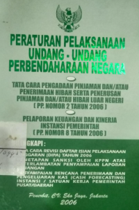 Image of Peraturan Pelaksanaan Undang-Undang Perbendaharaan Negara