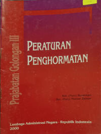 Image of Peraturan Penghormatan