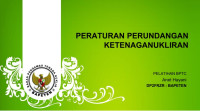 Peraturan Perundangan Ketenaganukliran (PPT)