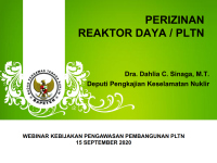 Image of Perizinan Reaktor Daya/PLTN (PPT)