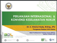 PERJANJIAN INTERNASIONAL & KONVENSI KESELAMATAN NUKLIR (PPT)