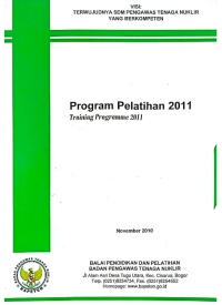 Program Pelatihan BAPETEN 2011 | Training Programme 2011