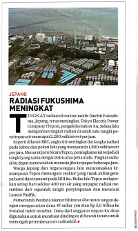 Image of Radiasi Fukushima Meningkat, Tempo 15 September 2013