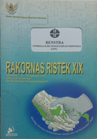 RAKORNAS RISTEK XIX-2001: Surabaya, 10 Agustus 2001