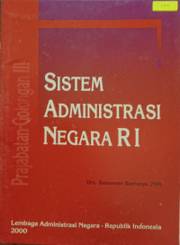 Image of Sistem Administrasi Negara RI | Non Nuklir