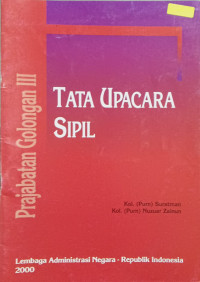 Image of Tata Upacara Sipil
