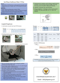Verifikasi Kalibrasi Nilai CTDIw (Infografis)