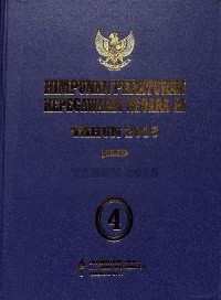 Himpunan Peraturan Kepegawaian Negara RI Tahun 2015, Jilid 4