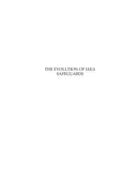 The Evolution of IAEA Safeguard International Nuclear Verification Series No.2.